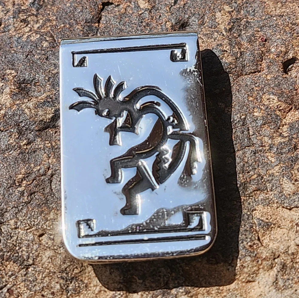 Sterling Silver KOKOPELLI Money CLIP
